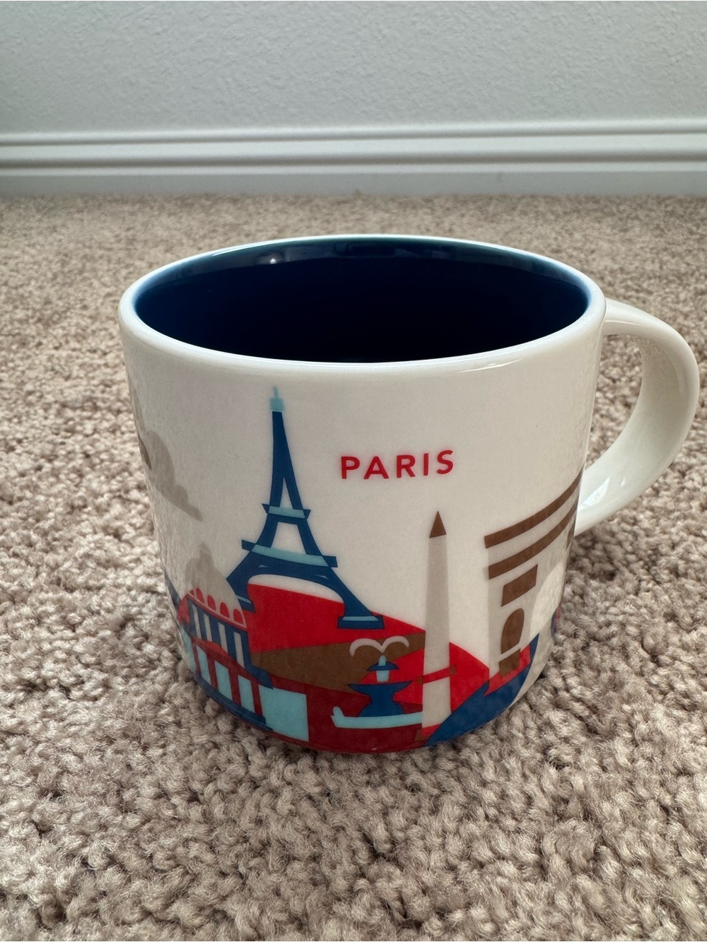 2018 Starbucks Mug You Are Here Collection PARIS France 14 fl oz Coffee Tea